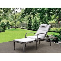 jetty light brown outdoor chaise   