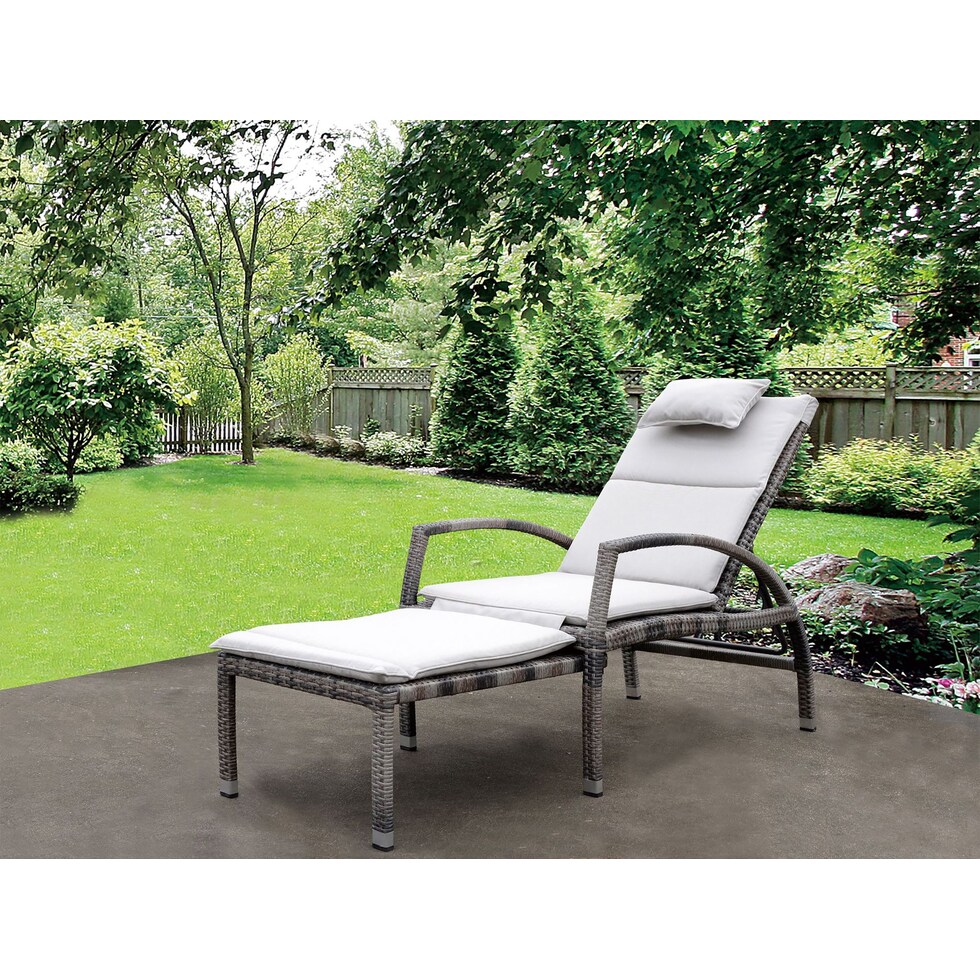 jetty light brown outdoor chaise   