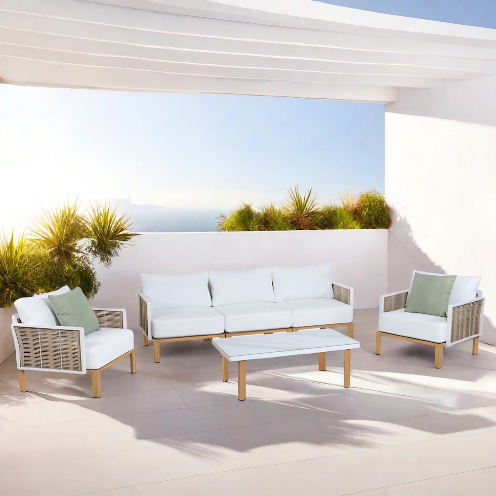 jetty white  pc outdoor living   