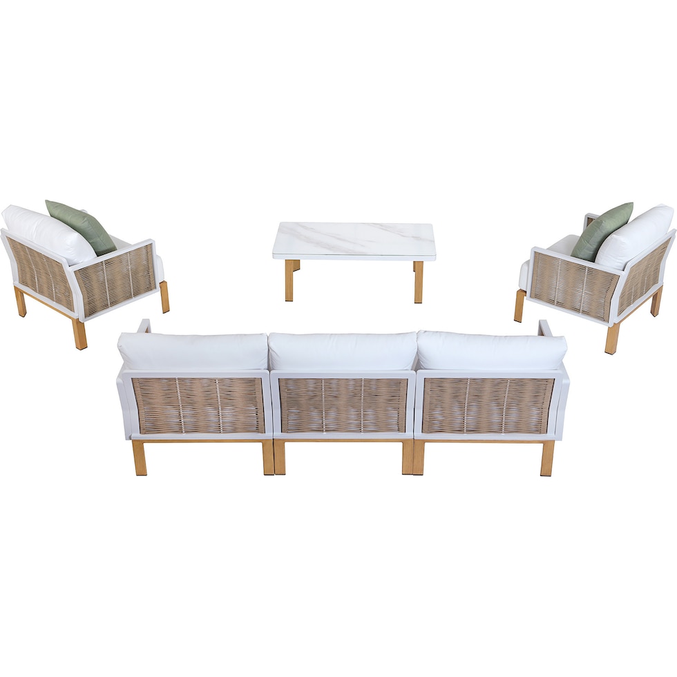 jetty white  pc outdoor living   