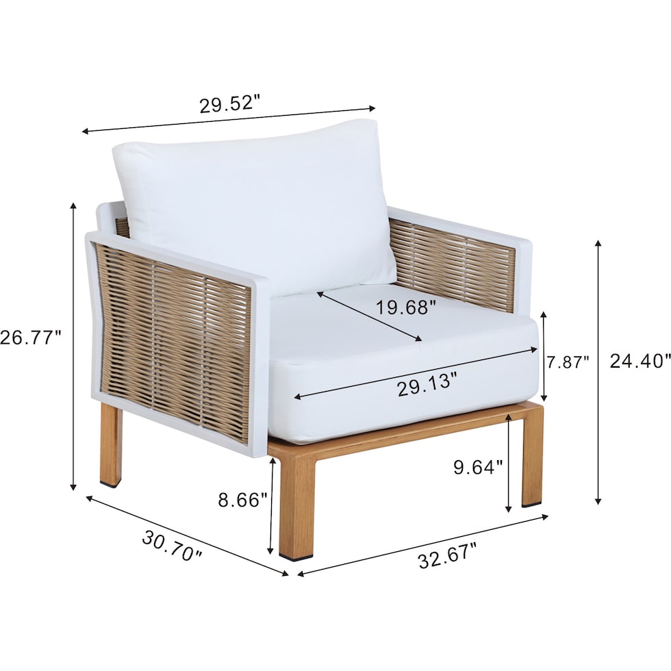 jetty white  pc outdoor living   