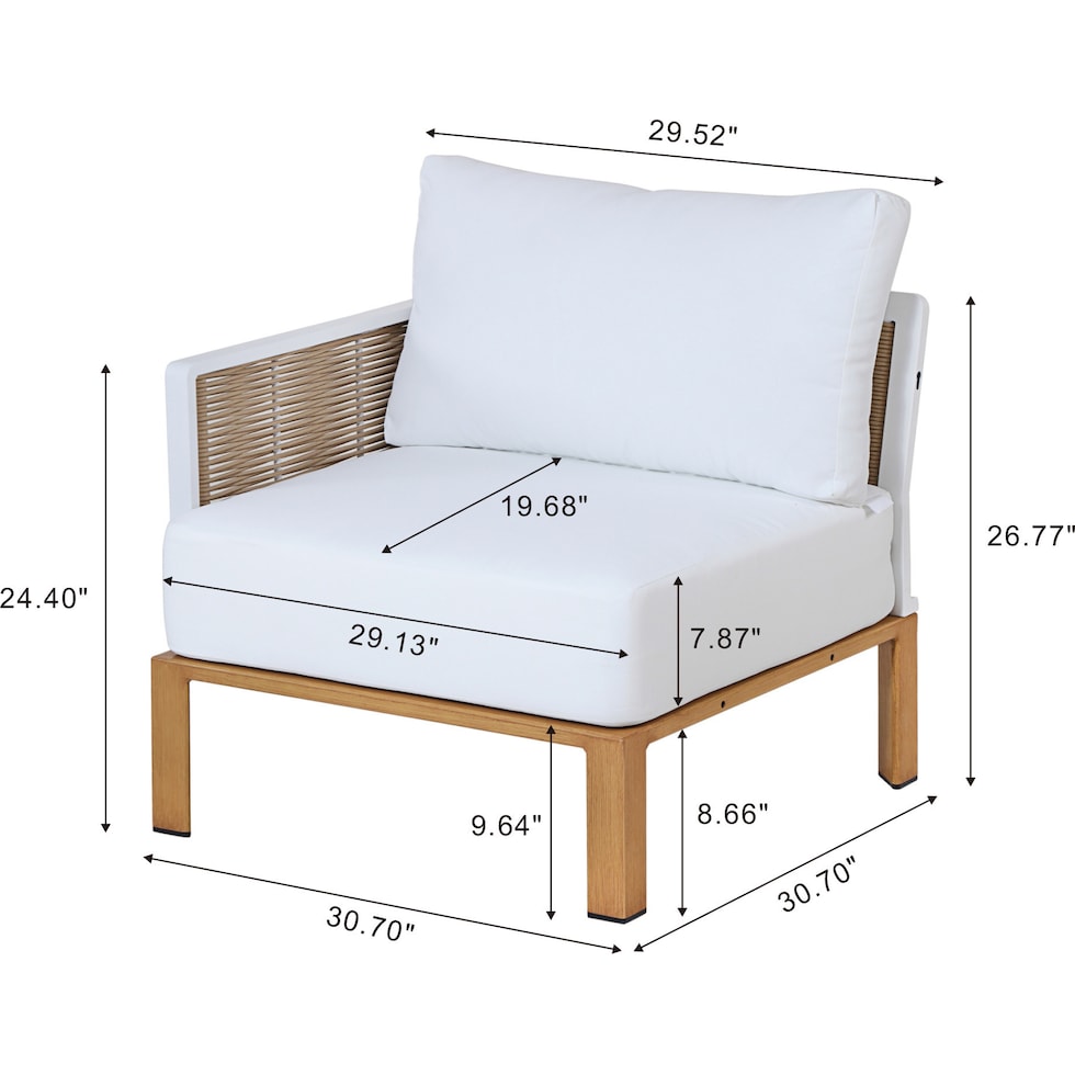 jetty white  pc outdoor living   