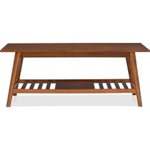 jillian dark brown coffee table   