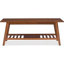 jillian dark brown coffee table   