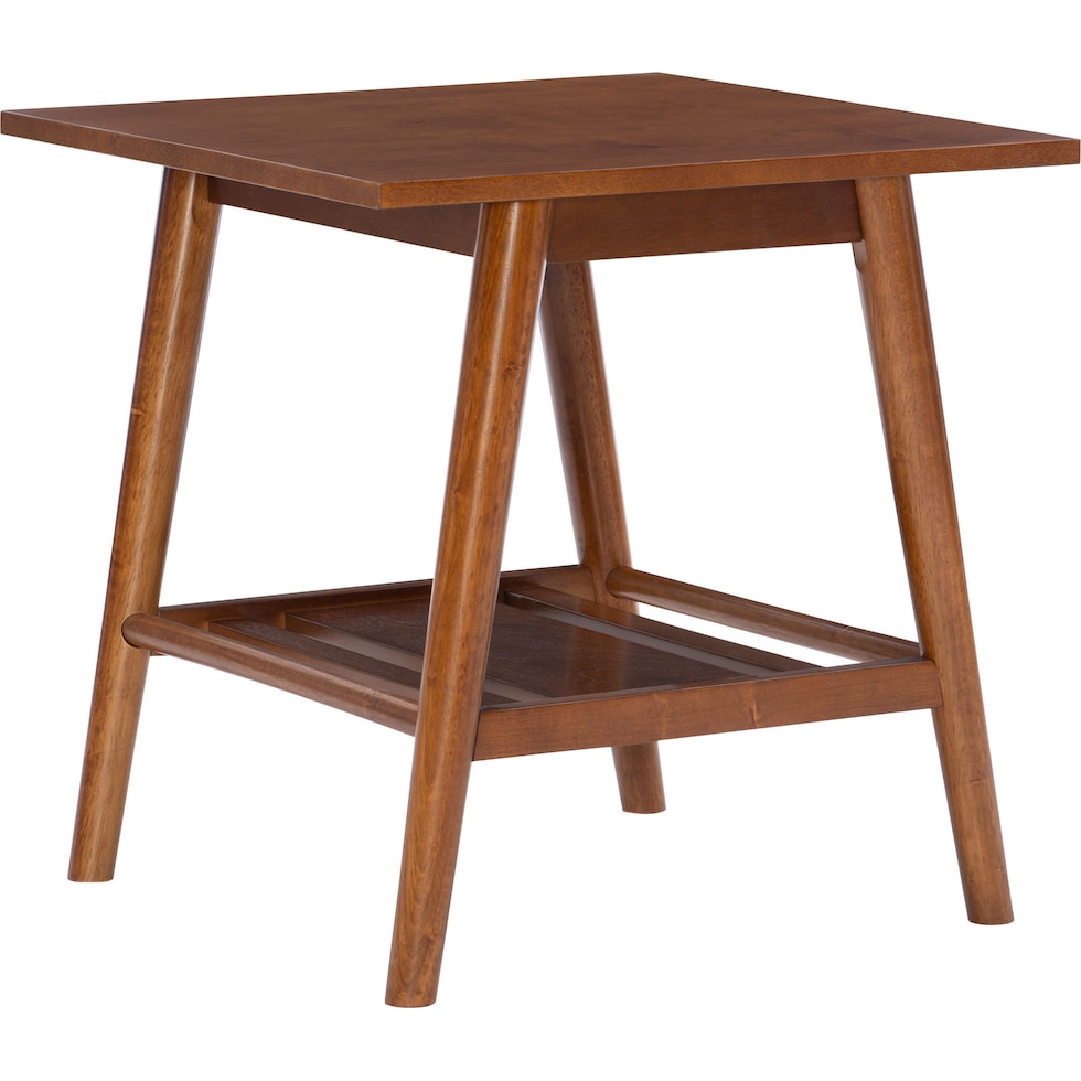 jillian dark brown end table   