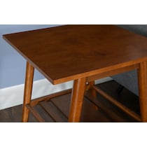 jillian dark brown end table   
