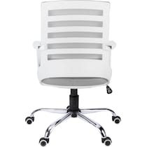 jim white gray desk chair   