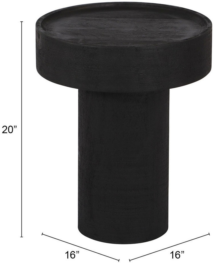 Jindra Side Table Black | American Signature Furniture