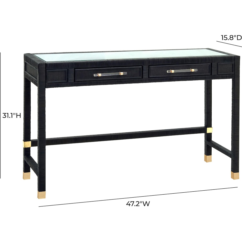 jiselle gray desk   