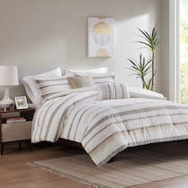 joanna neutral full queen bedding set   