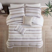 joanna neutral full queen bedding set   