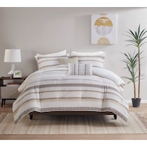 joanna neutral full queen bedding set   