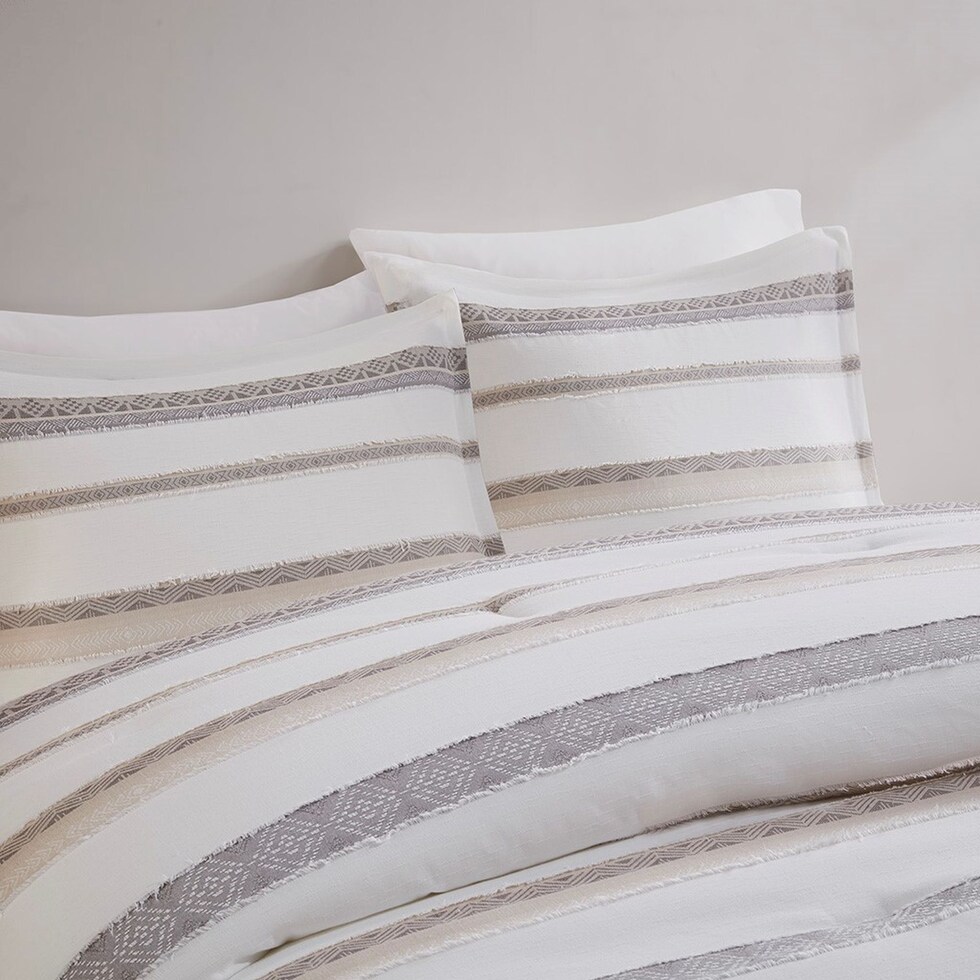 joanna neutral full queen bedding set   