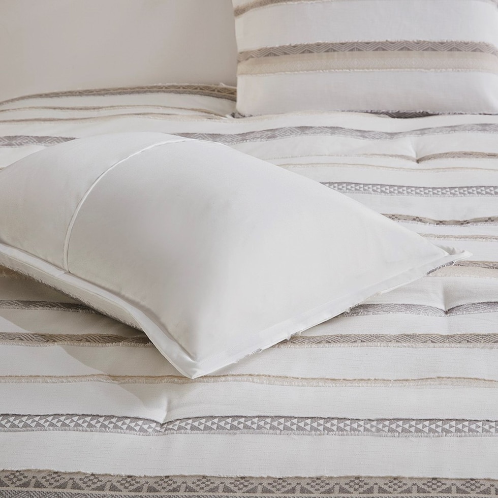 joanna neutral full queen bedding set   
