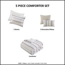 joanna neutral full queen bedding set   