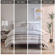 joanna neutral king california king bedding set   