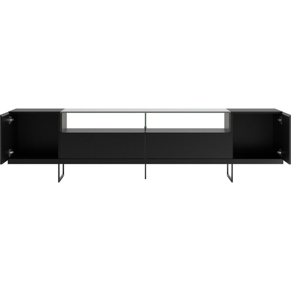 joaquin black tv stand   