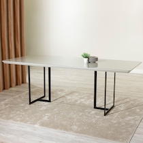 joaquin off white coral  pc dining room   