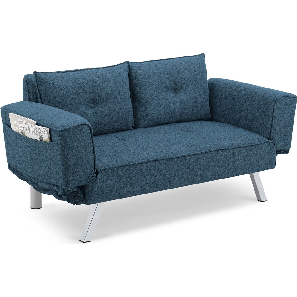 joci blue futon   