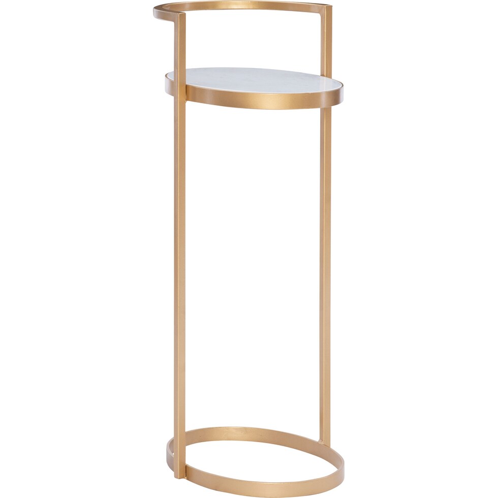 joci gold side table   