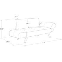 joci gray futon   