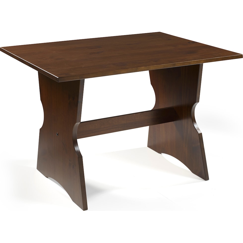 joelle dark brown corner nook   