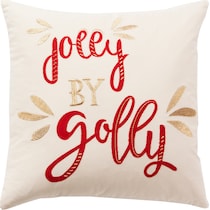 jolly by golly natural accent pillow   
