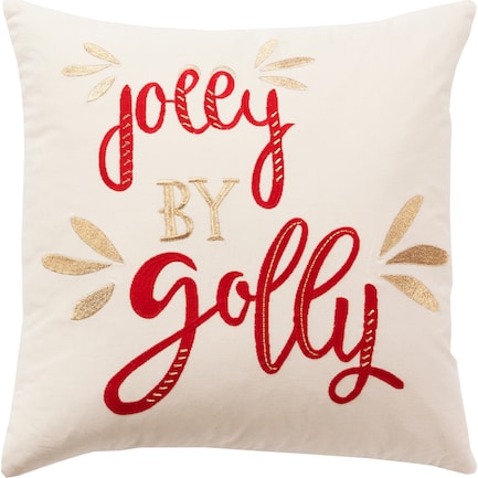 Jolly By Golly 20"x20" Pillow