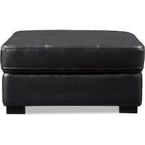 jones black ottoman   