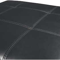 jones black ottoman   