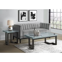 joni gray end table   
