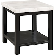 jordie white end table   