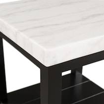 jordie white end table   