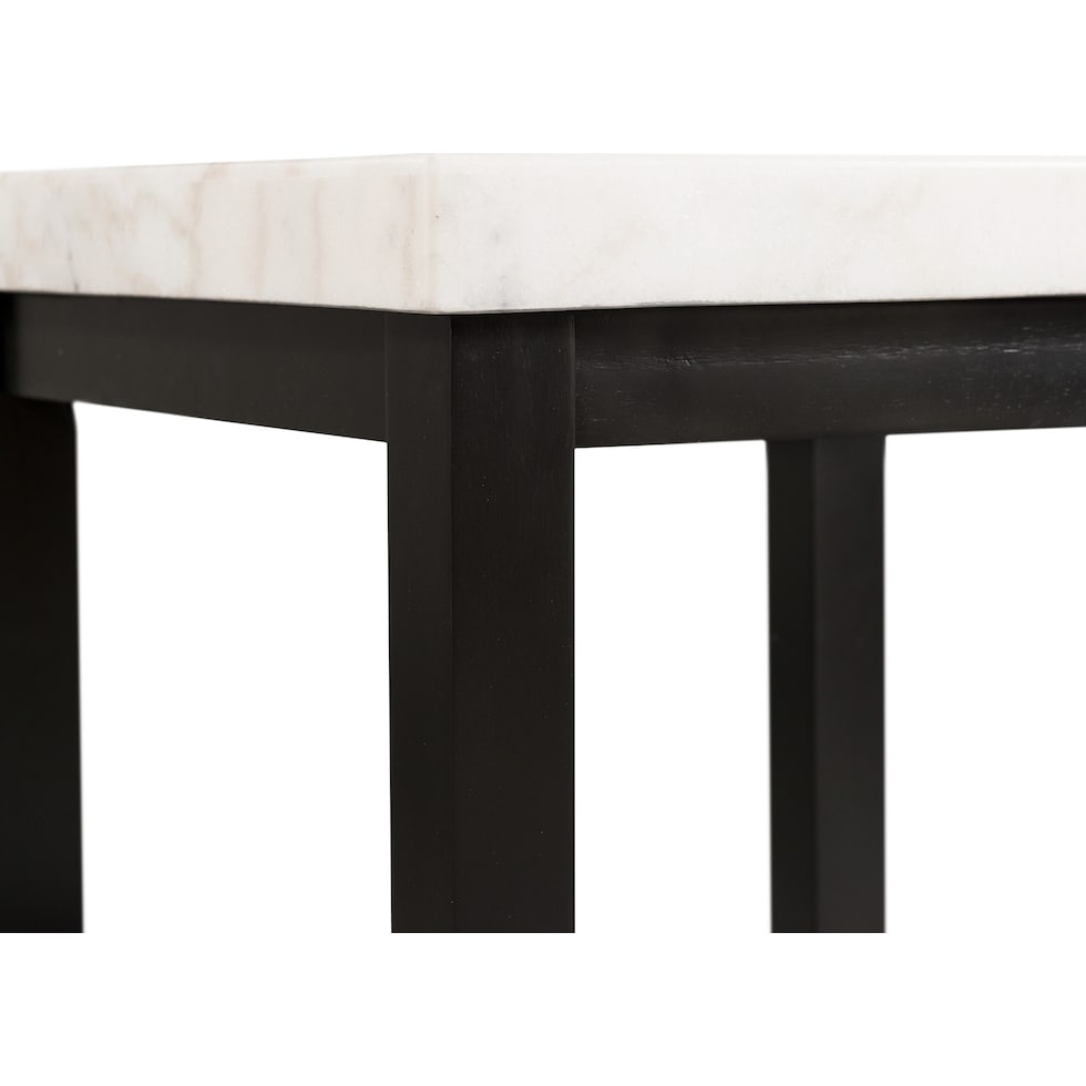 jordie white end table   