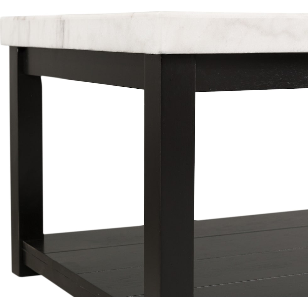 jordie white end table   