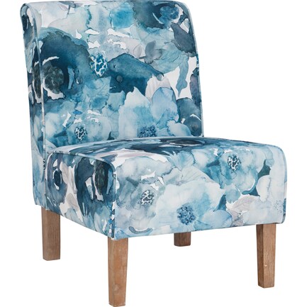 Josephine Accent Chair - Blue/Navy