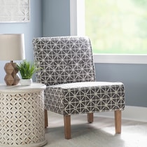 josephine gray accent chair   