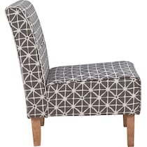 josephine gray accent chair   