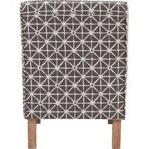 josephine gray accent chair   