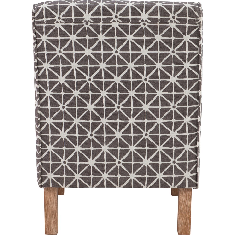 josephine gray accent chair   
