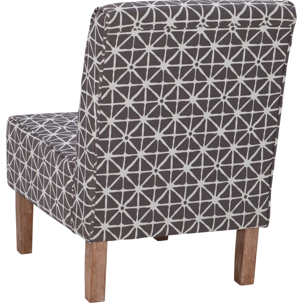 josephine gray accent chair   