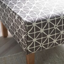 josephine gray accent chair   