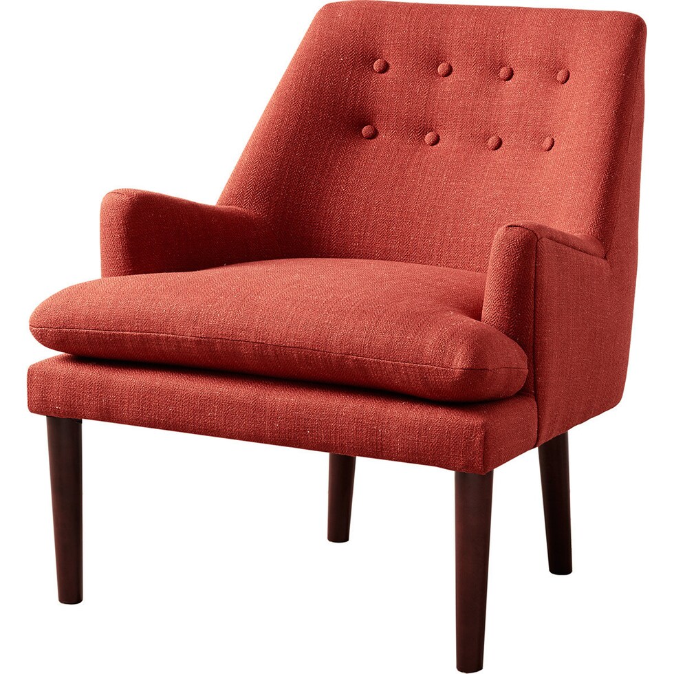 josselyn red accent chair   