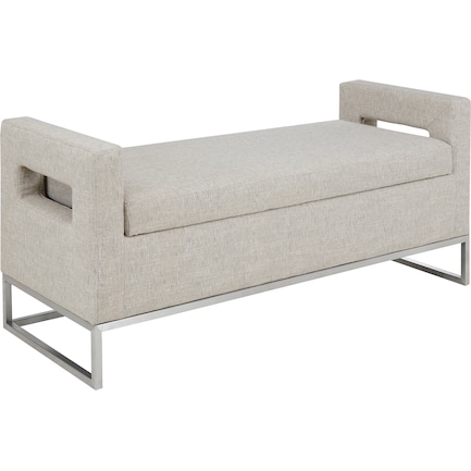 Jourdan Storage Bench - Gray