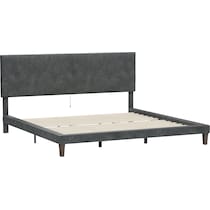 journey gray king bed   