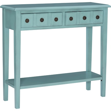 Jovie 38" Console Table - Teal