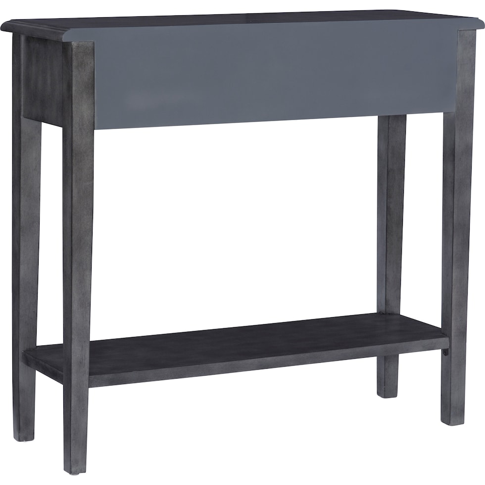 jovie gray console table   