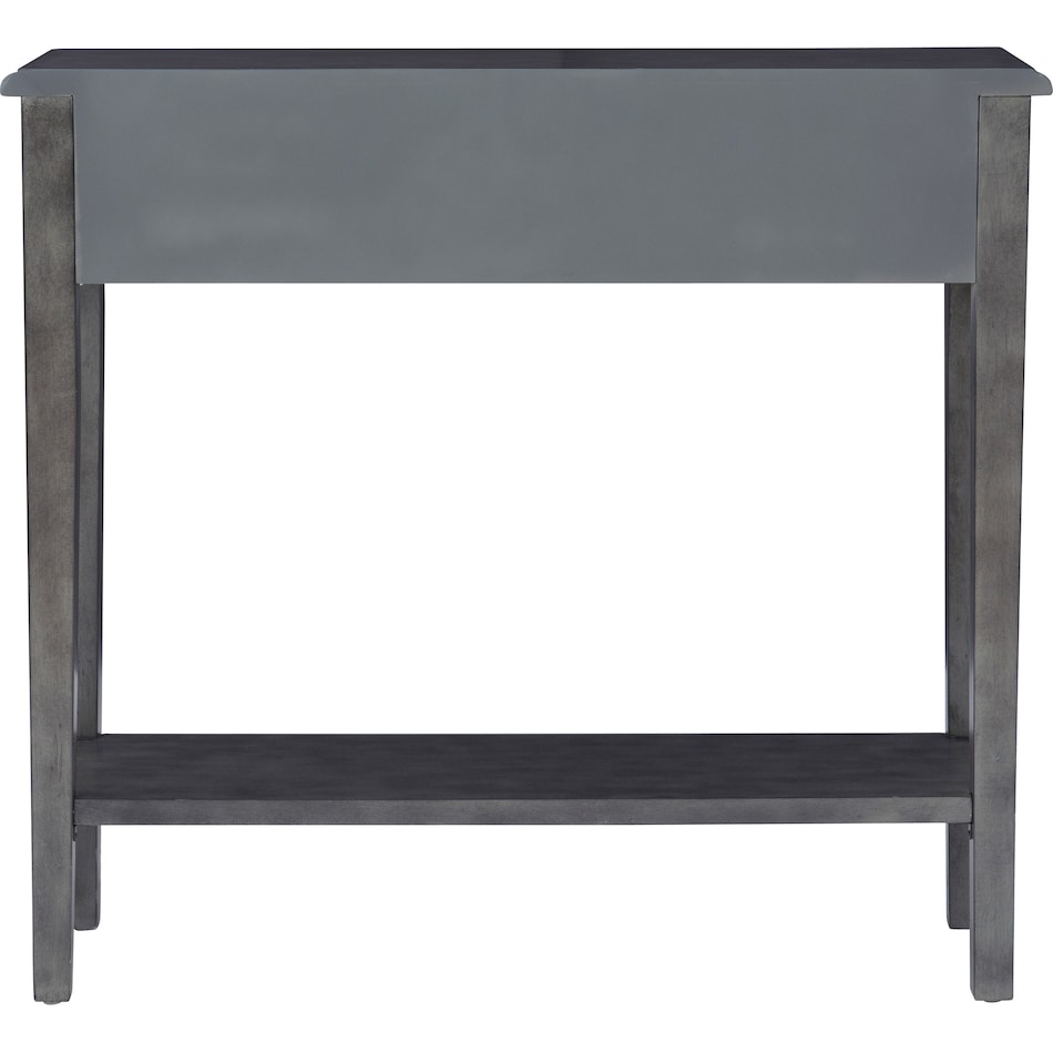 jovie gray console table   