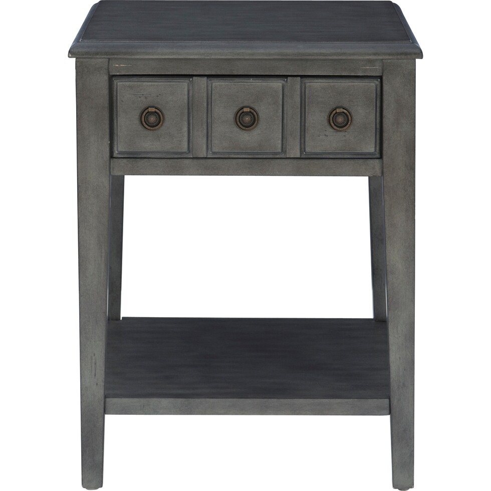jovie gray side table   