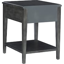 jovie gray side table   